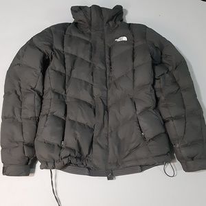 Black 600 Goose Down Northface Snow Jacket: Medium